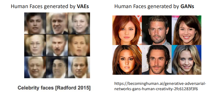 GAN vs. VAE